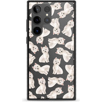 Motif de chien Westie
