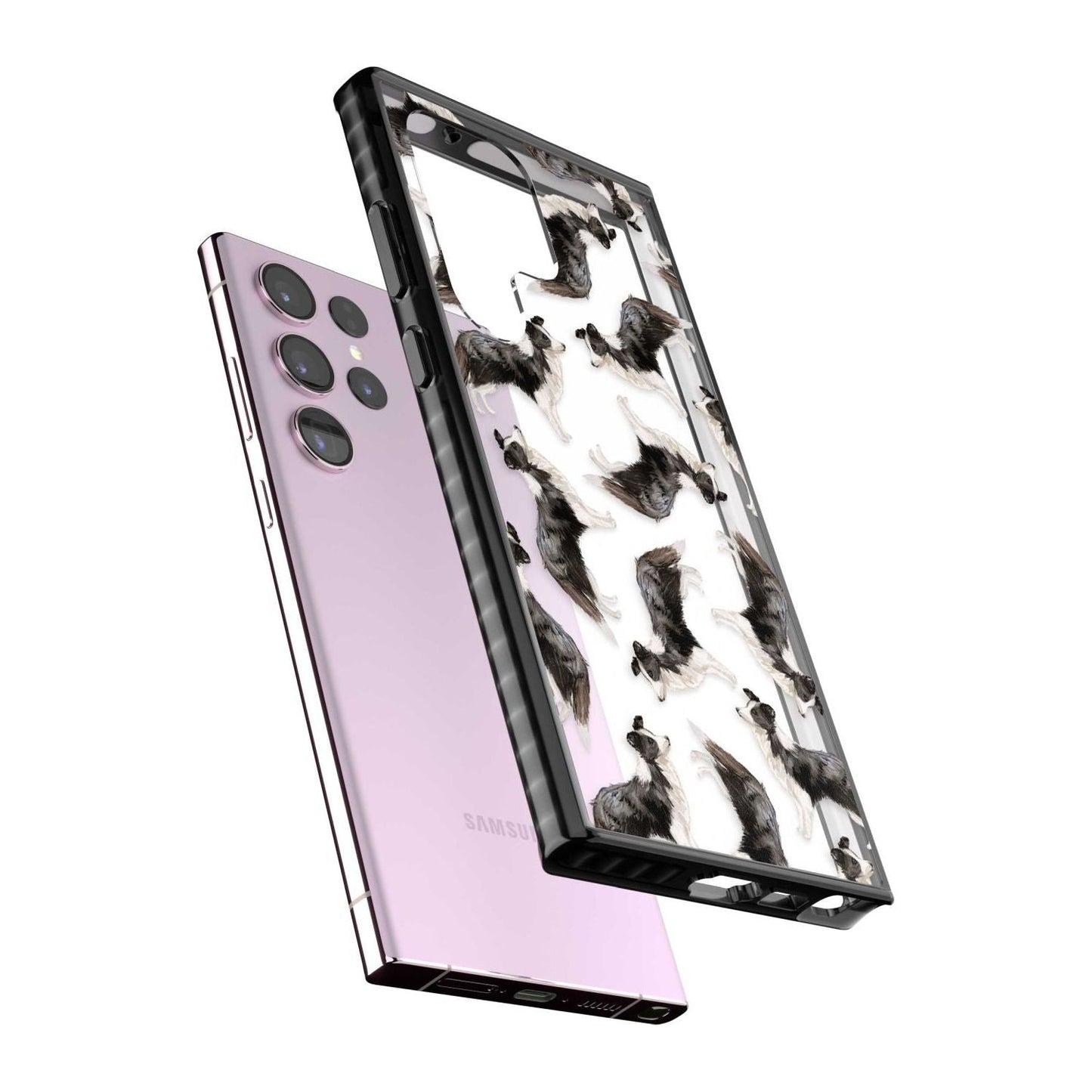 Border Collie Pattern Watercolour