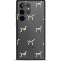 Motif de chien dalmatien