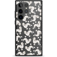 Pudel-Aquarellmuster