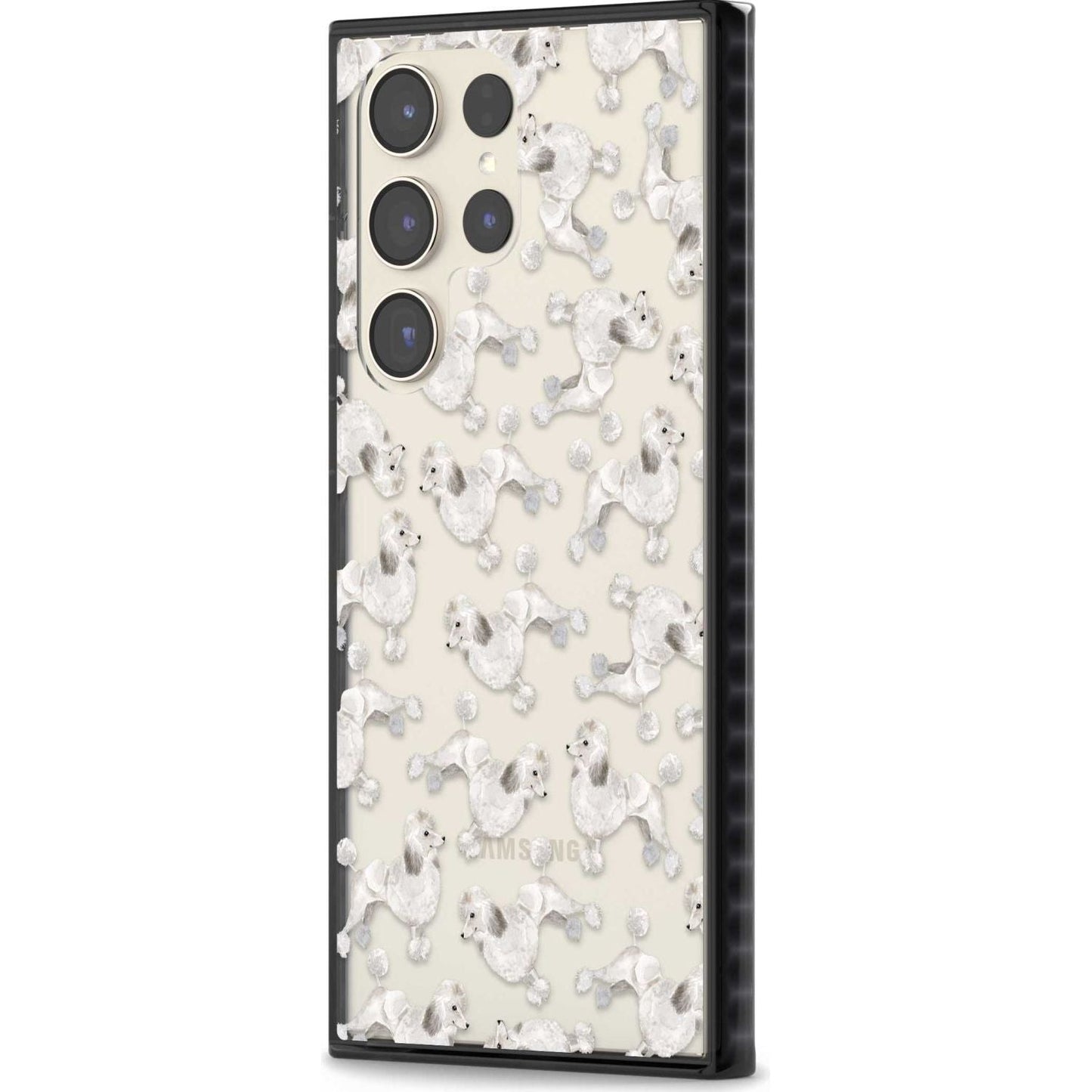 Pudel-Aquarellmuster