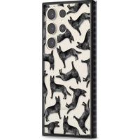 German Shepherd Pattern Black