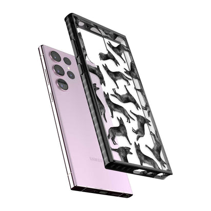 German Shepherd Pattern Black