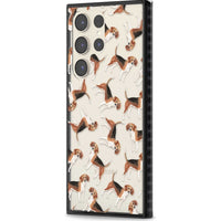 Beagle Watercolor Pattern