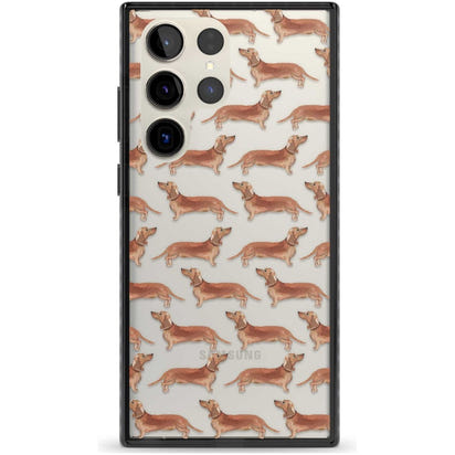 Dachshund Watercolor Dog Pattern