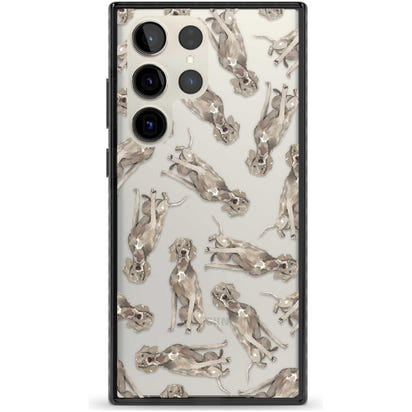 Weimaraner Watercolor Dog