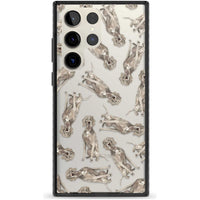 Weimaraner Watercolor Dog