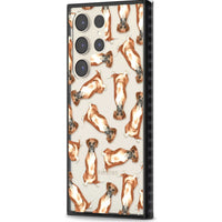 Boxer-Aquarell-Hundemuster