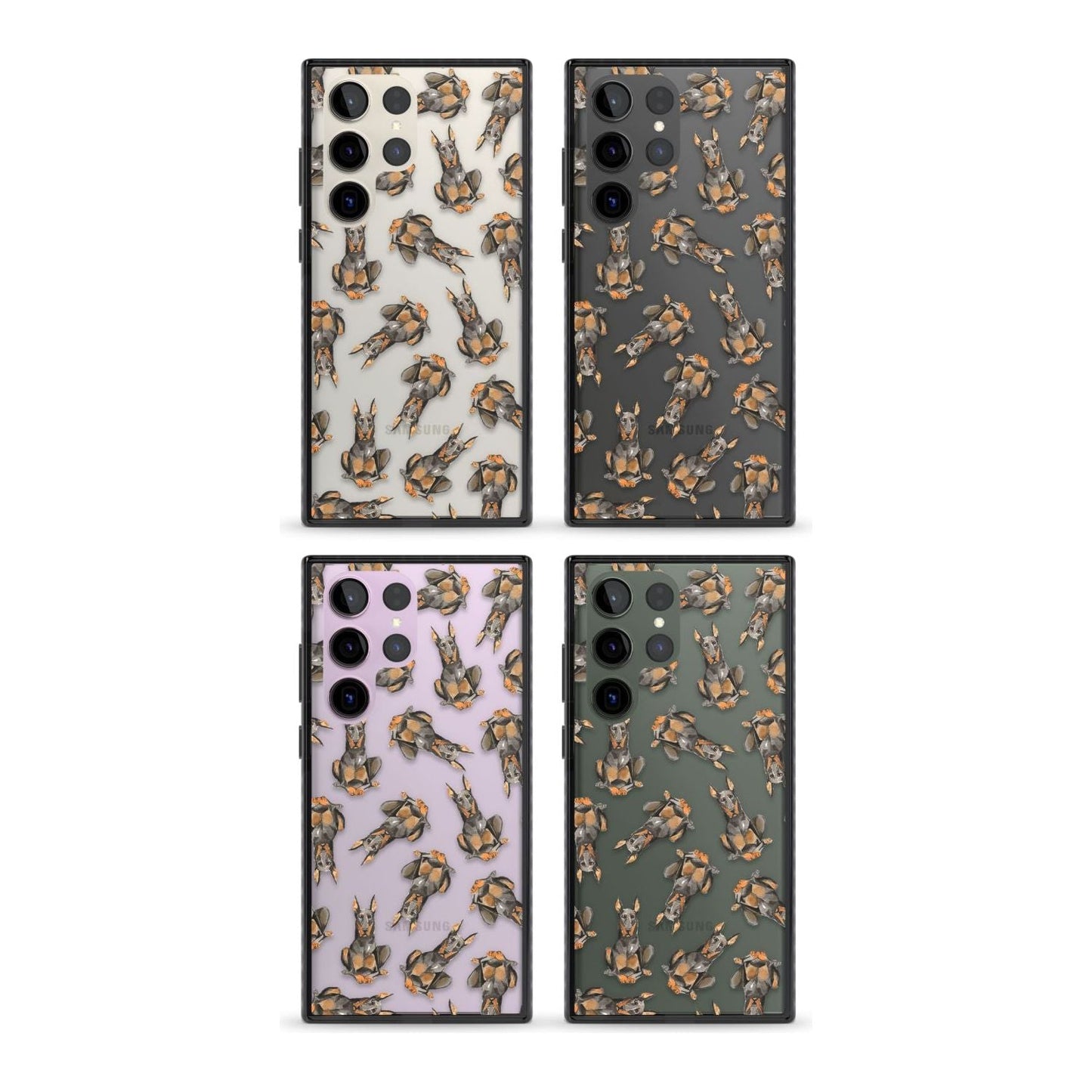 Doberman Watercolor Dog