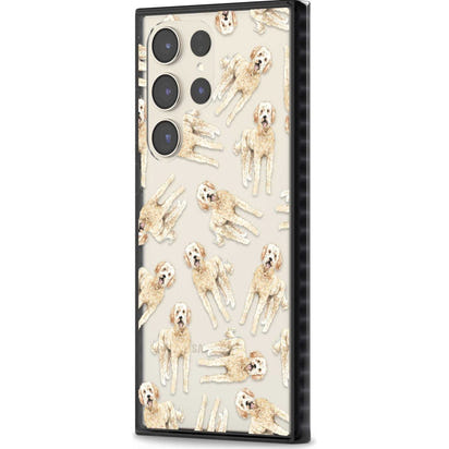 Goldendoodle Watercolour Dog Pattern