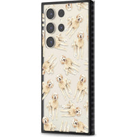 Goldendoodle Watercolour Dog Pattern