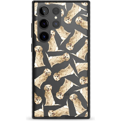 Motif aquarelle de Golden Retriever