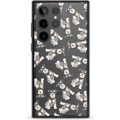 Aquarellzeichnung eines Zwergschnauzers