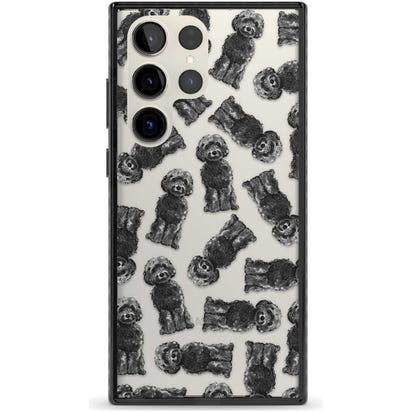 Black Cockapoo Watercolor