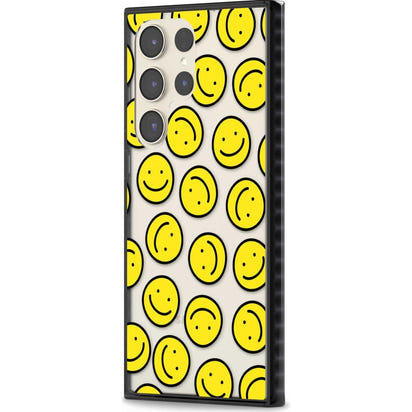 Motif de visage souriant