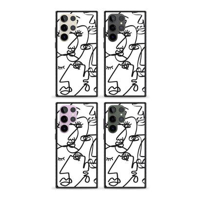 Art abstrait en noir et blanc