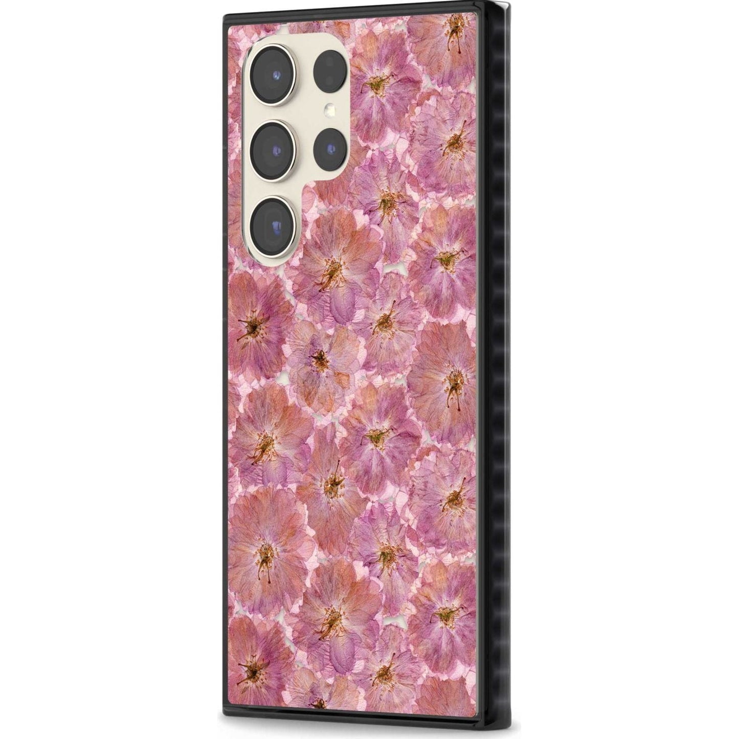 Grandes fleurs roses