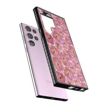 Grandes fleurs roses