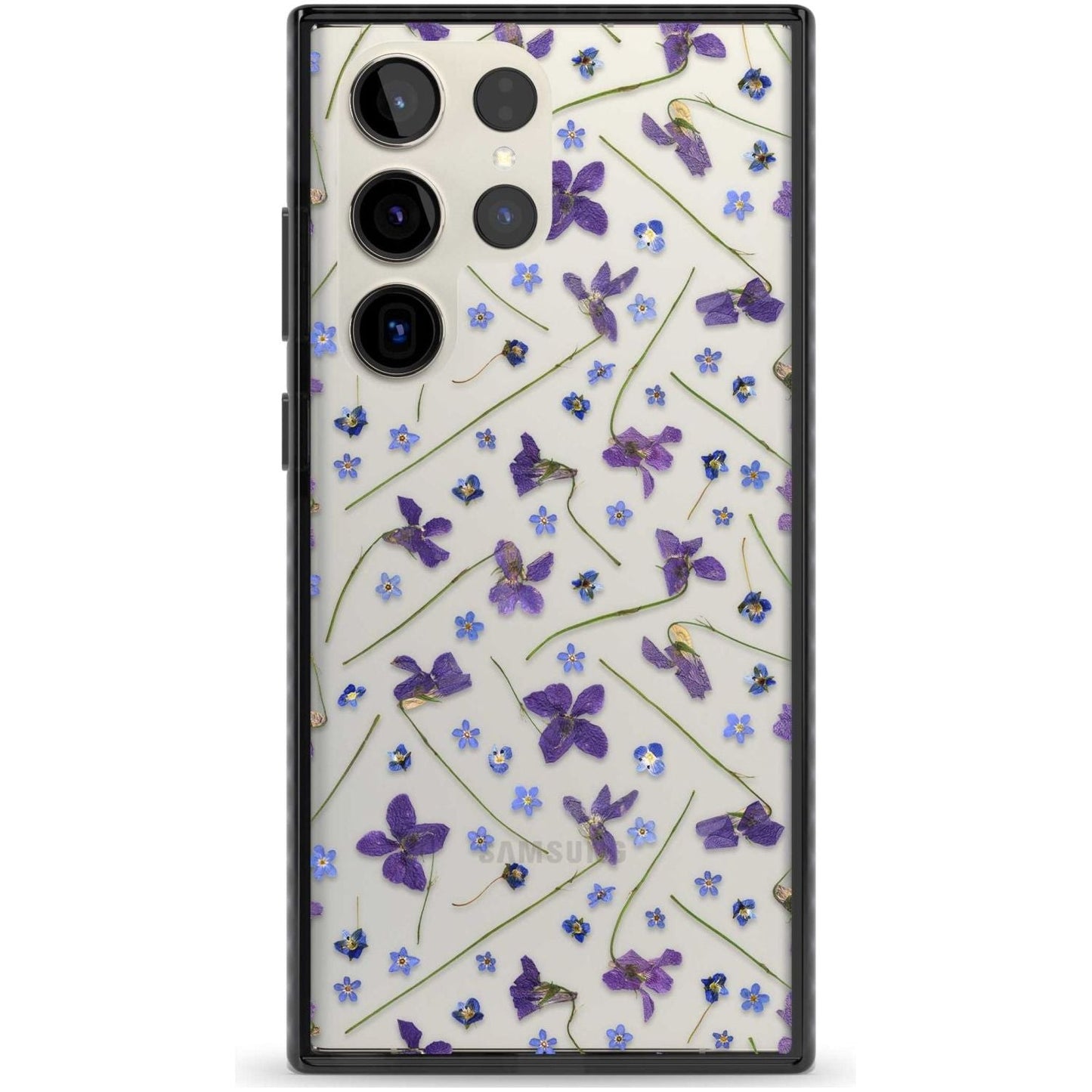 Pressed Violet Flower