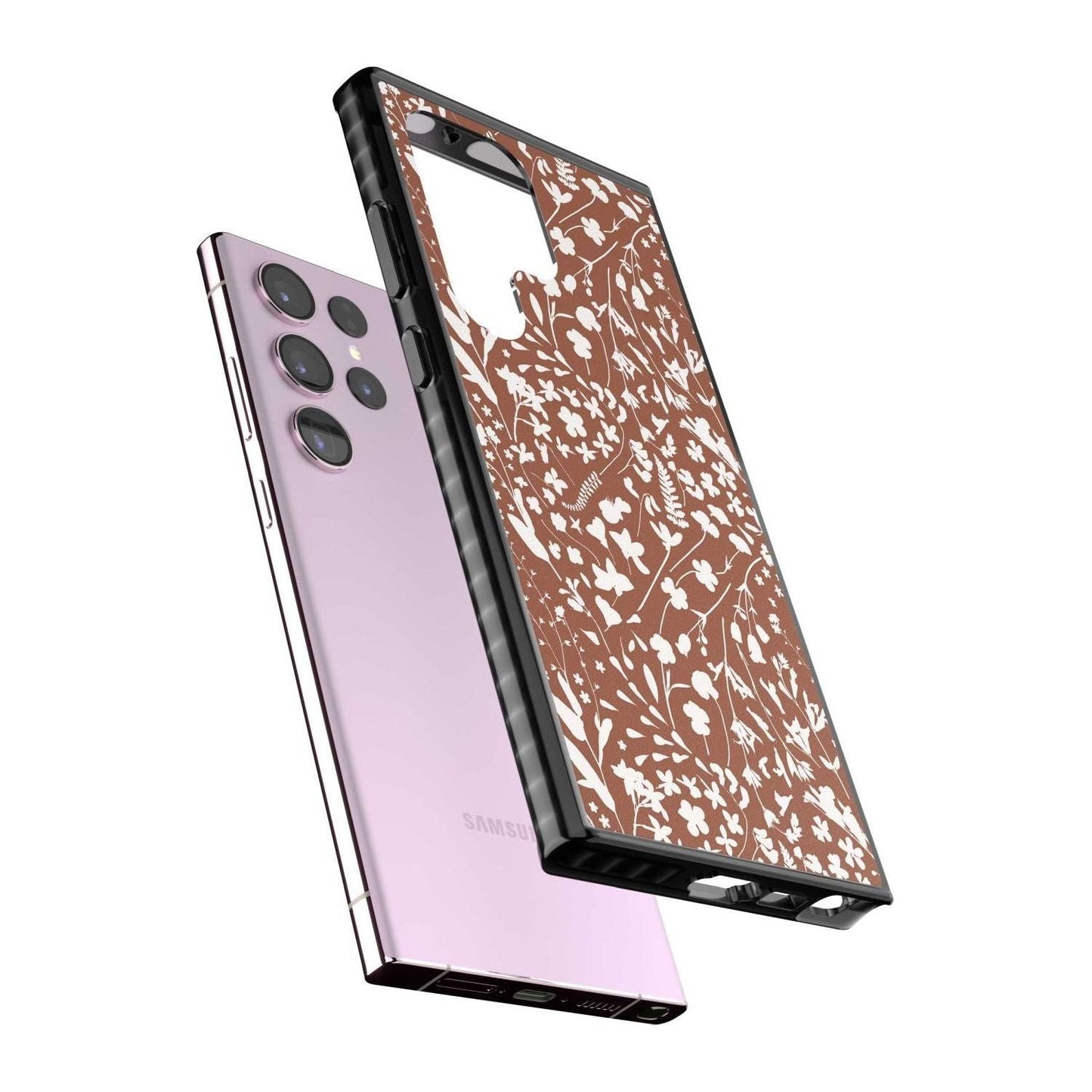 Bouquet de fleurs sauvages sur terre cuite