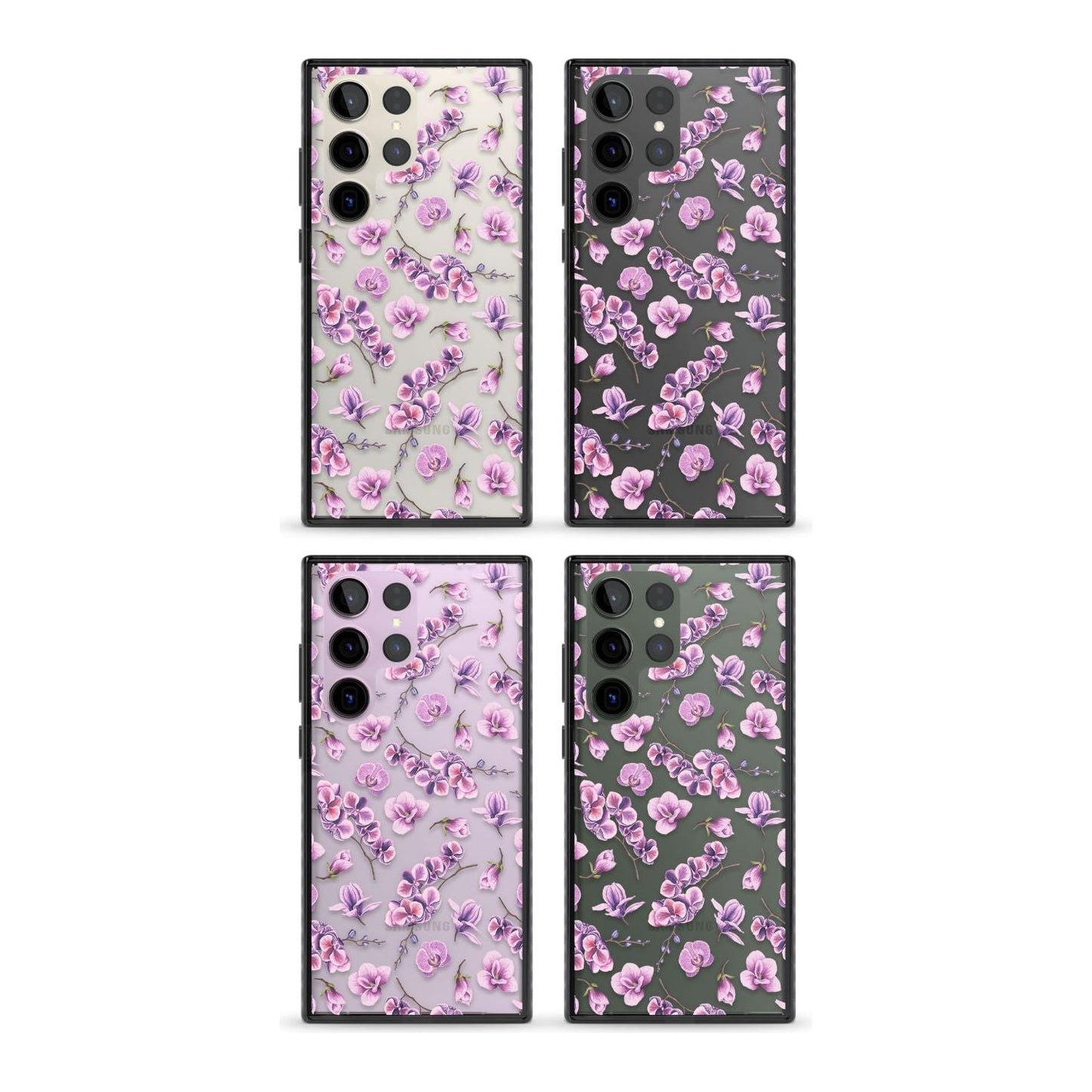 Purple Orchids Floral