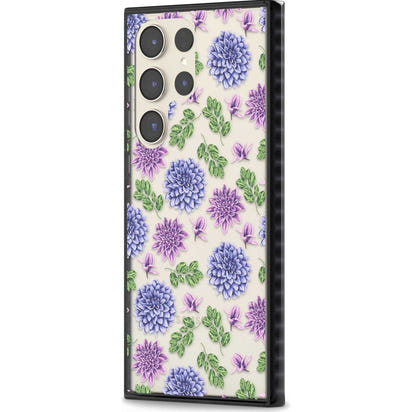 Purple Dahlias Floral