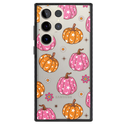 Motif de citrouilles Fleurs et Étoiles