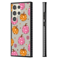 Motif de citrouilles Fleurs et Étoiles