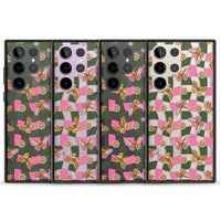 Wavy Butterfly Checked Pattern