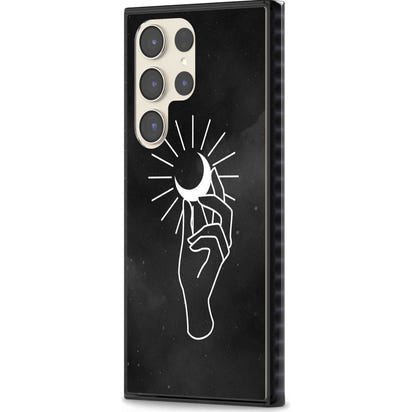 Hand Holding Celestial Moon