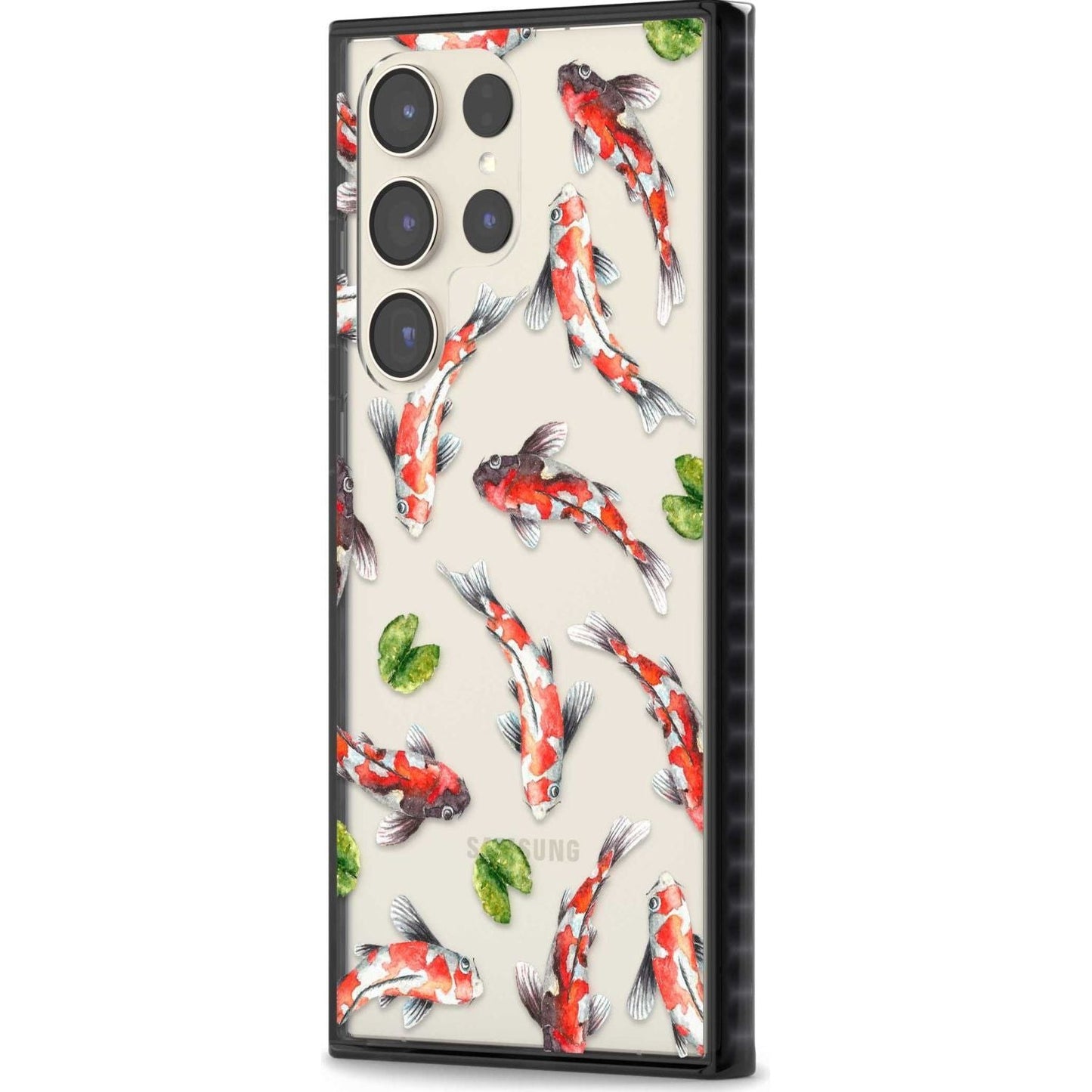 Aquarelle de poissons koi