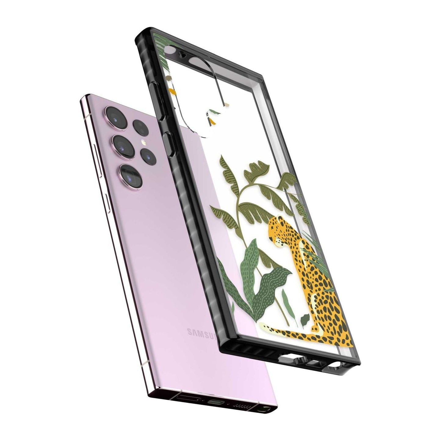 Grand motif de chat de la jungle