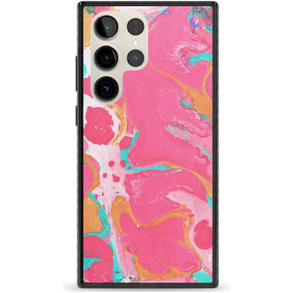 Vibrant Marbled Paper