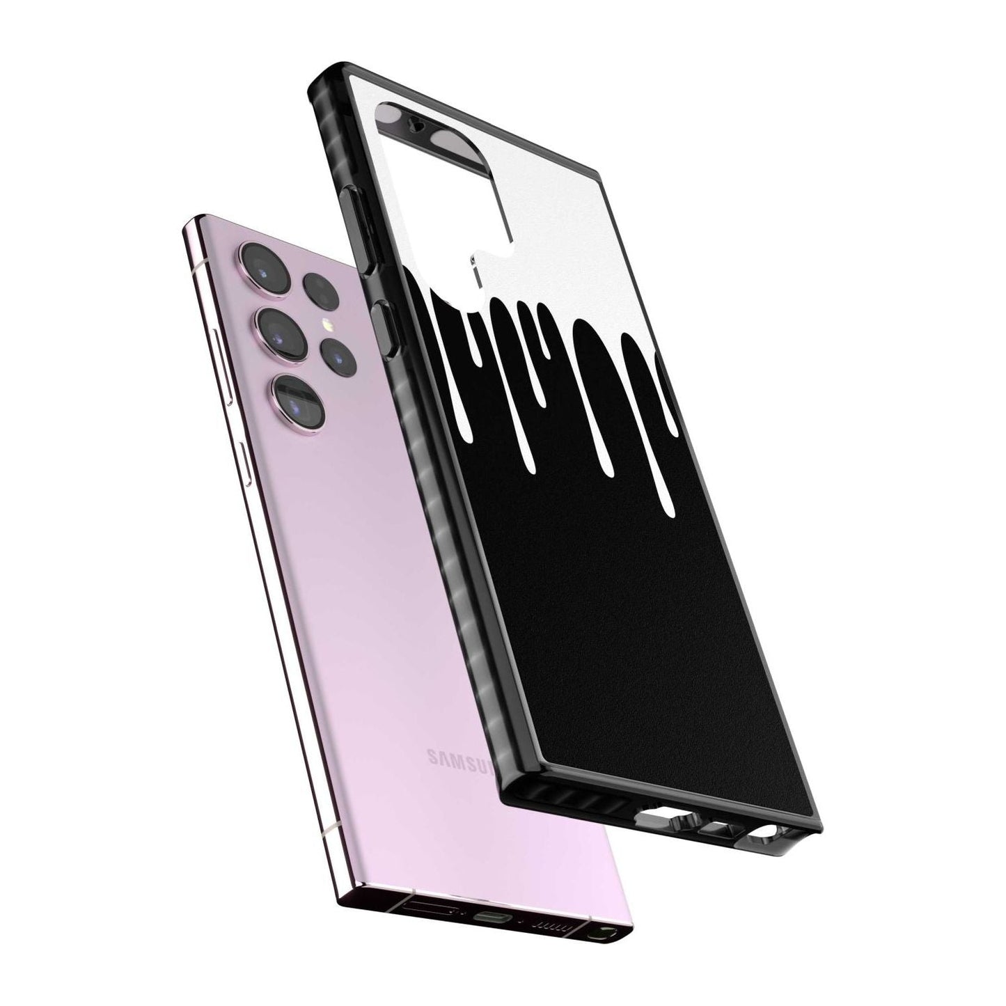 Melted Effect: White & Black