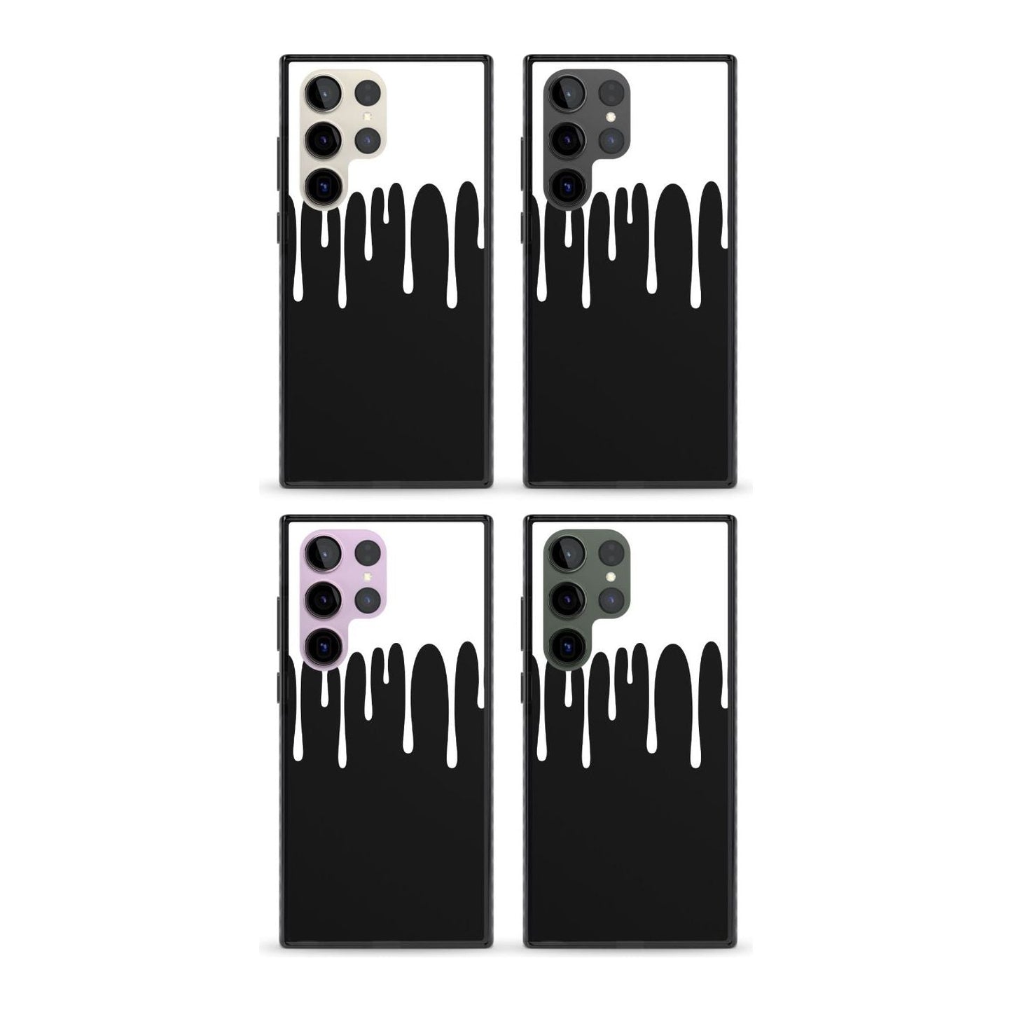 Melted Effect: White & Black