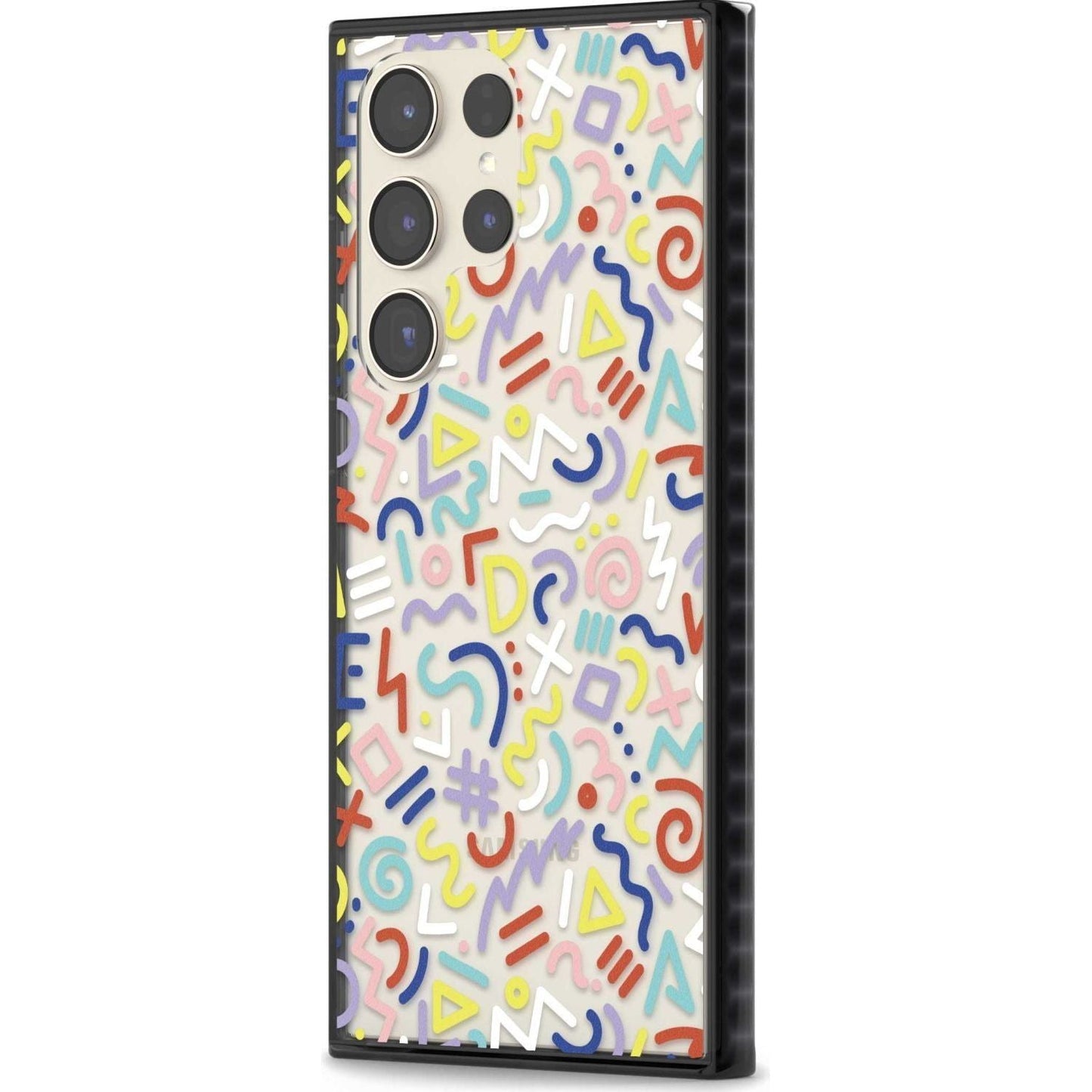 Motif rétro coloré