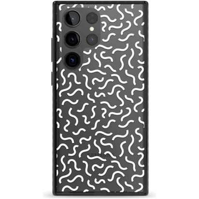 Schwarz-weißes Wellenmuster