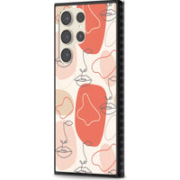 Abstract Face Line Art