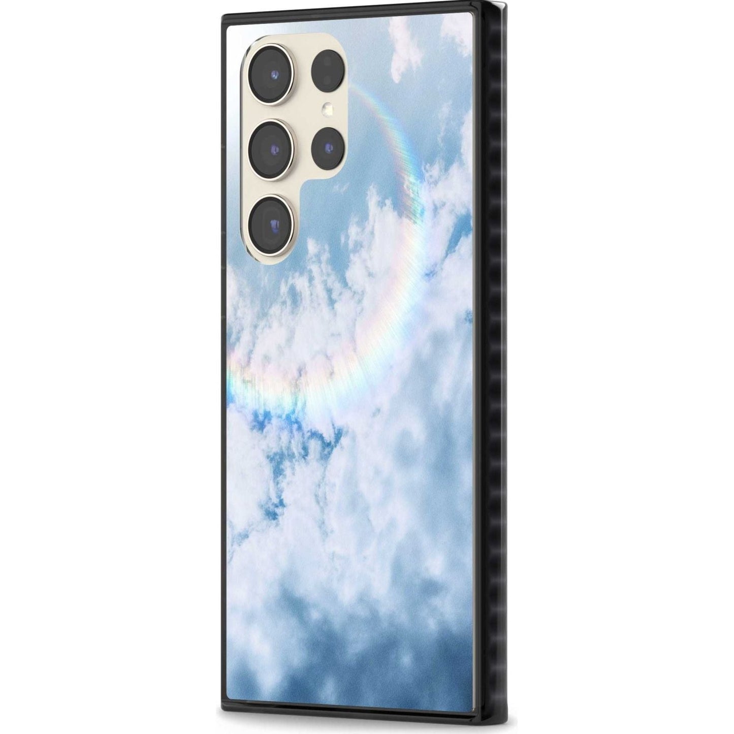 Pastellfarbener Regenbogenhimmel