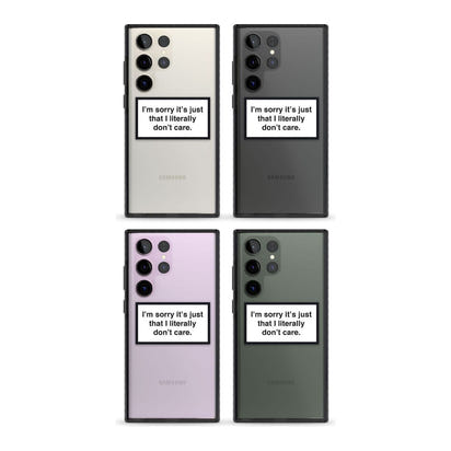 Literally Don'T Care