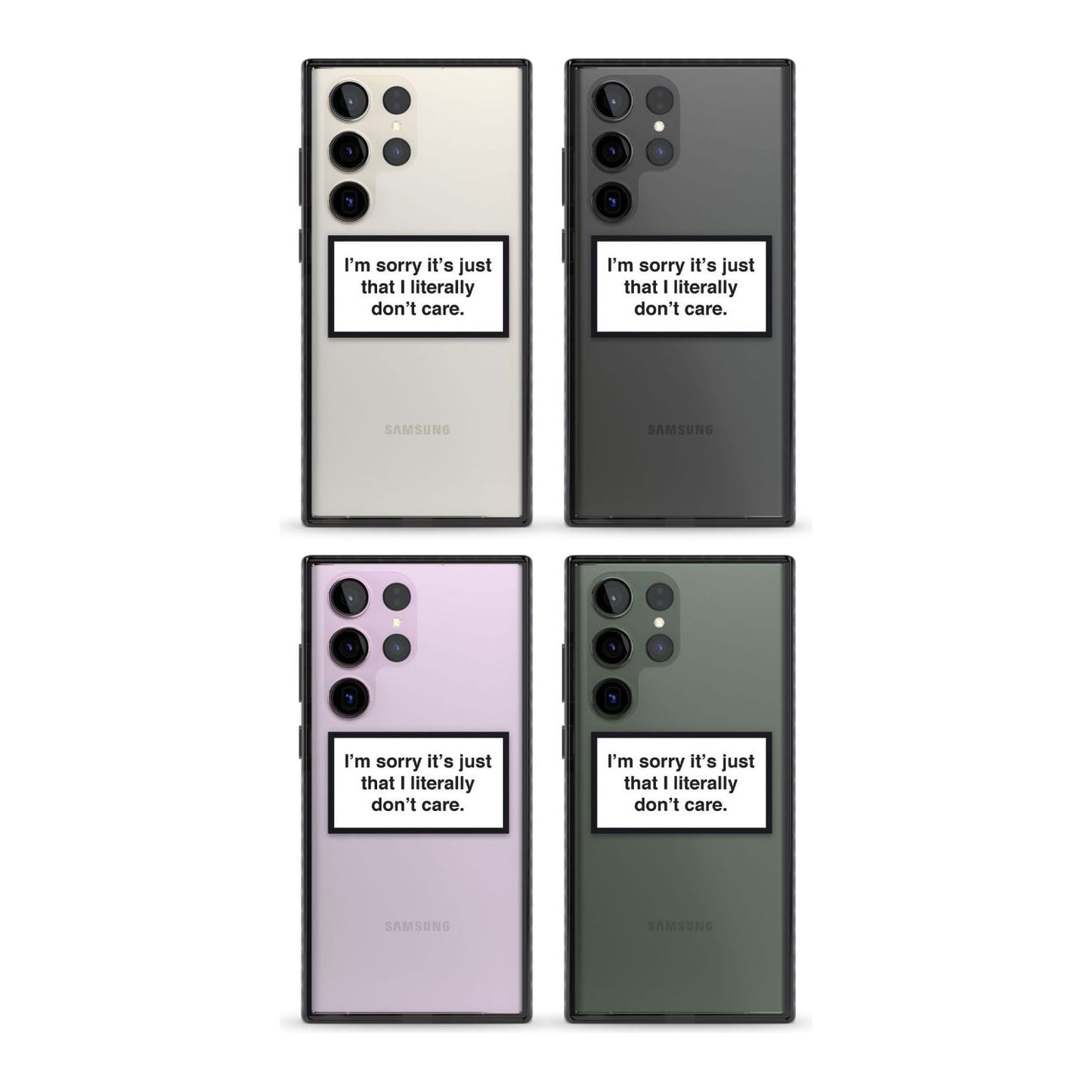 Literally Don'T Care