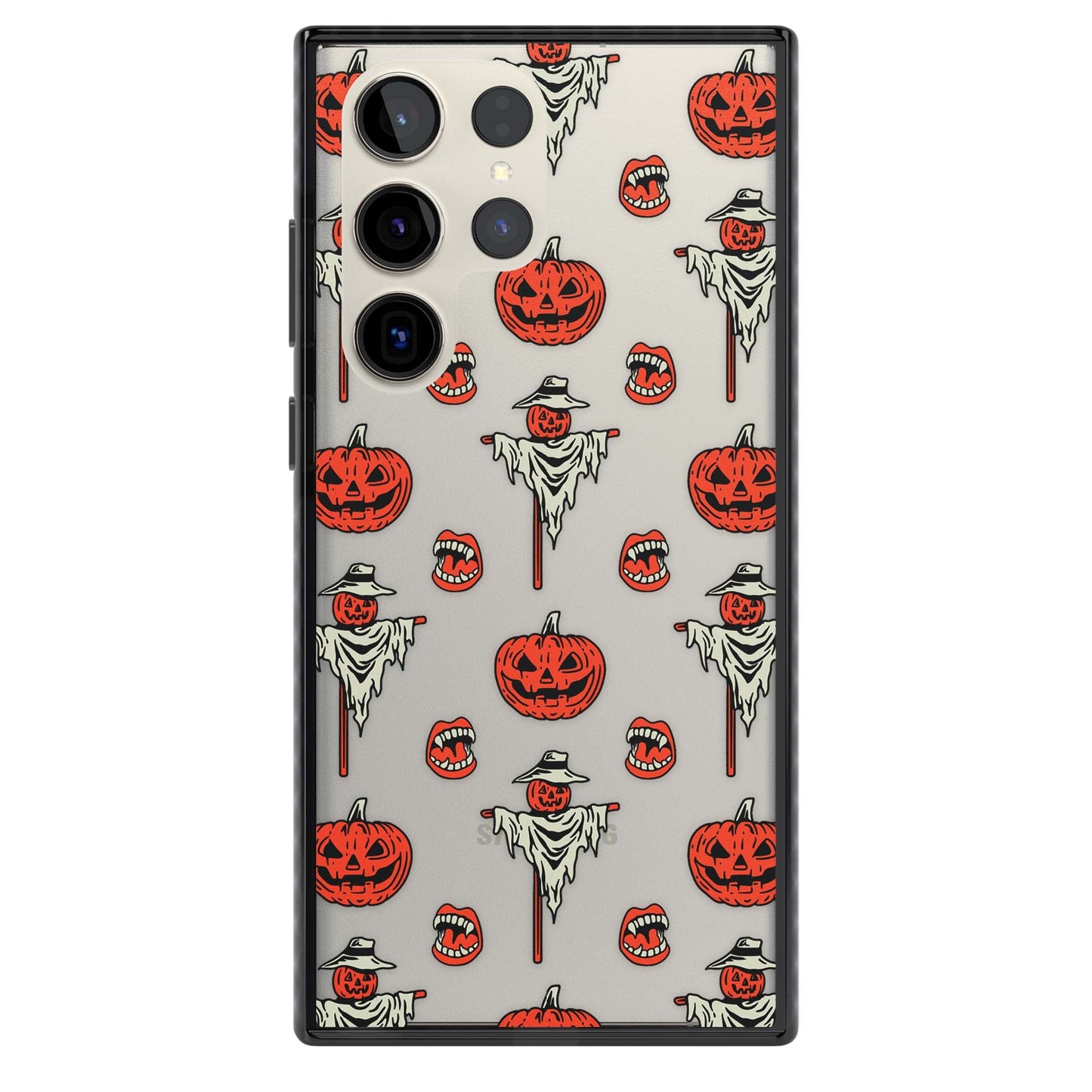 Retro Red Pumpkins & Scarecrows