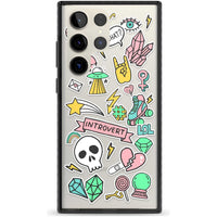 Autocollant introverti