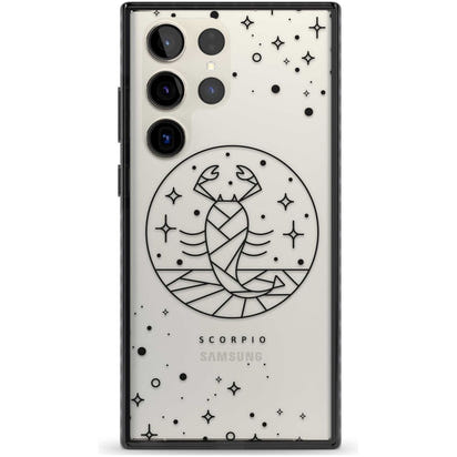 Emblème du Scorpion - Design Cosmique