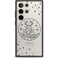 Emblème du Scorpion - Design Cosmique