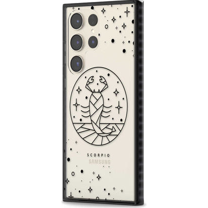 Emblème du Scorpion - Design Cosmique