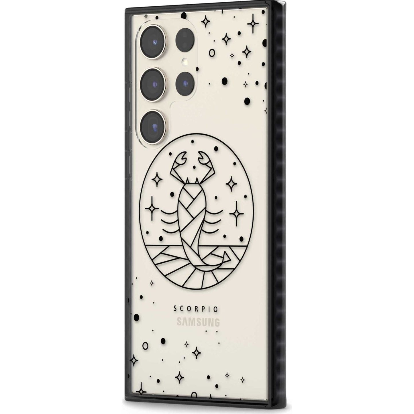 Emblème du Scorpion - Design Cosmique