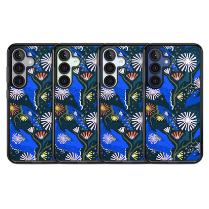 Dark Botanicals Abstract Pattern