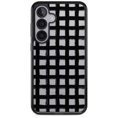 Messy Black Grid Clear