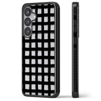 Messy Black Grid Clear